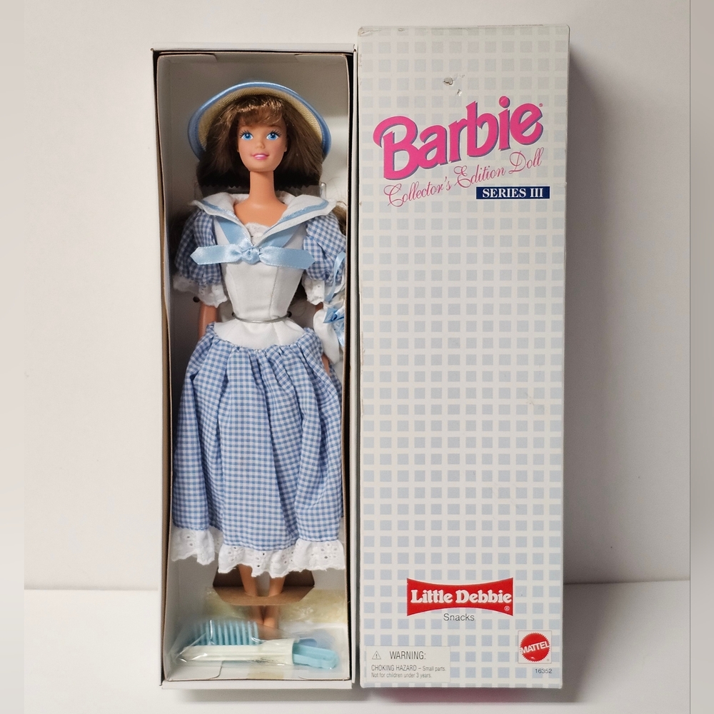 1997 Little Debbie Snacks Barbie Series III Collector's Edition Mattel 16352 NIB